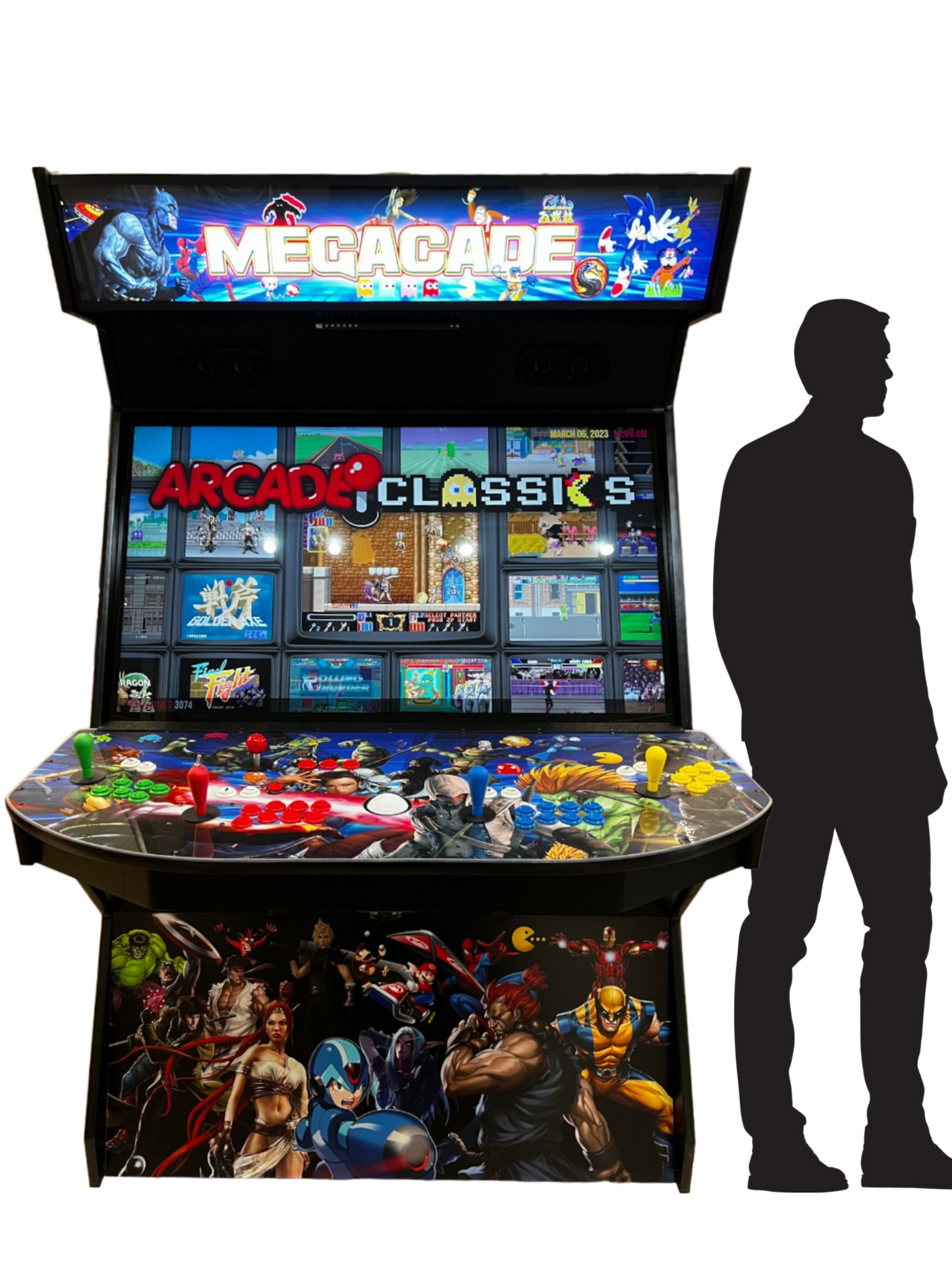 Gaming Design MegaCade (up to 74,000+ Games!)